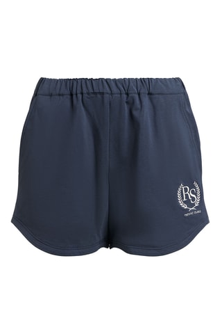 Biologisch Katoenen Relaxed Short - Marineblauw