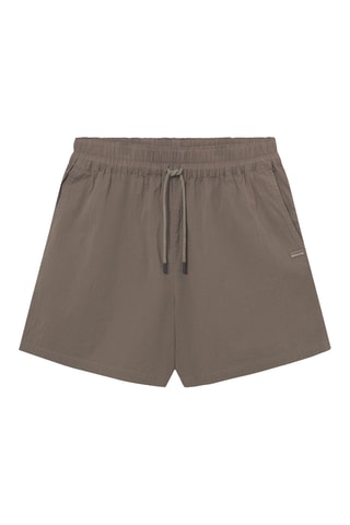 Biologisch Katoenen Relaxed Short - Bruin