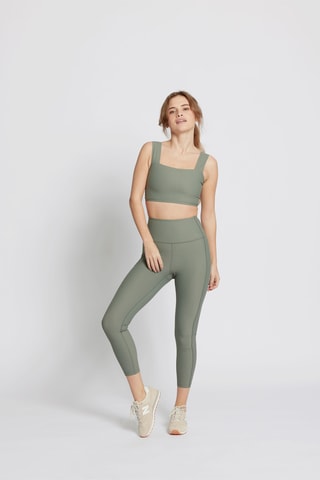 Crop Top - Grijsgroen
