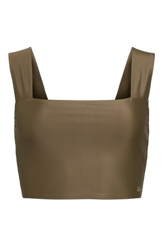 Crop Top - Olijfgroen