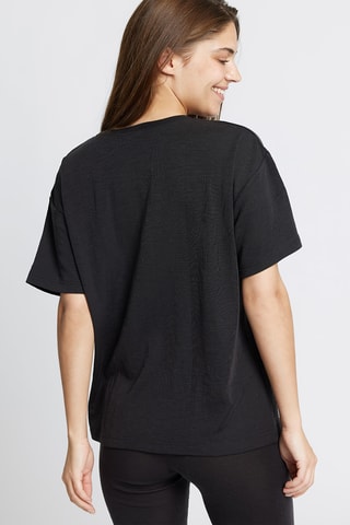 Merino Oversized T-shirt - Zwart
