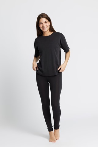 Merino Oversized T-shirt - Zwart