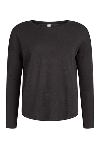 Merino Oversized T-shirt - Zwart