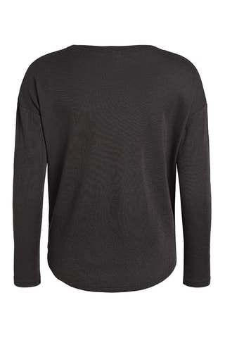 Merino Oversized T-shirt - Zwart