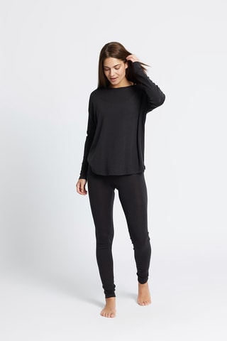 Merino Oversized T-shirt - Zwart