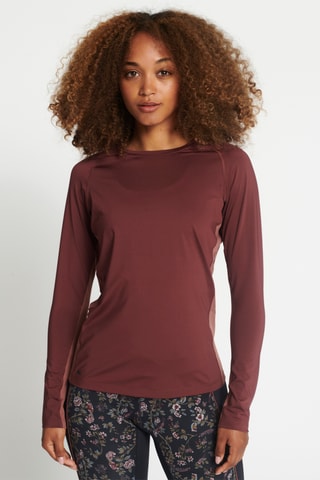 Relaxed T-shirt - Bordeauxrood