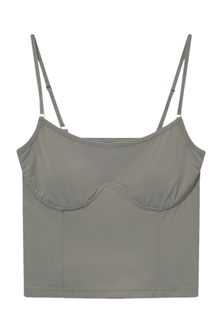 Crop Top - Kaki