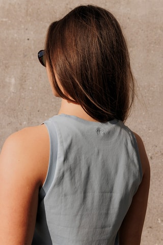 Biologisch Katoenen Crop Top - Lichtblauw