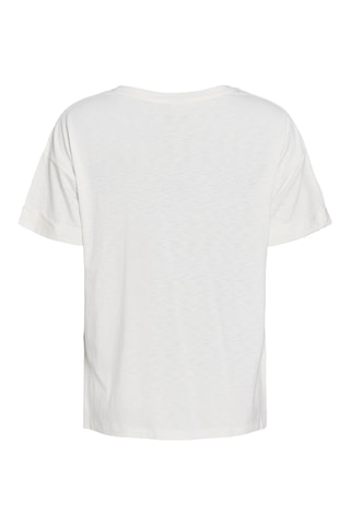 Oversized T-shirt - Ivoorkleurig