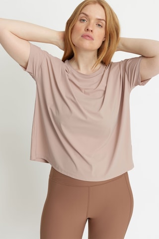 Relaxed T-shirt - Beige