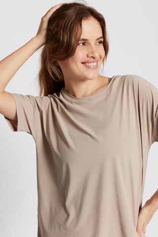 Relaxed T-shirt - Beige