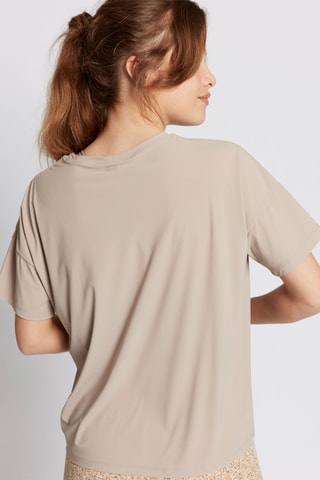 Relaxed T-shirt - Beige