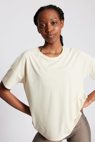Relaxed T-shirt - Beige