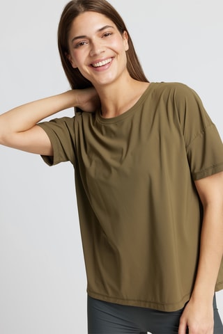 Relaxed T-shirt - Kaki