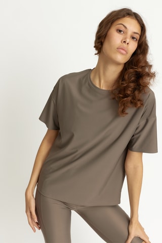 Oversized T-shirt - Taupe