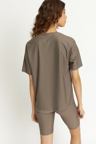 Oversized T-shirt - Taupe