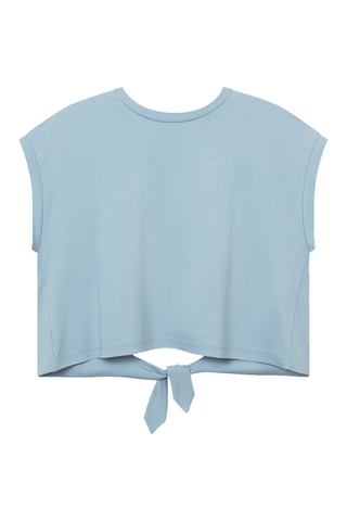 Biologisch Katoenen Relaxed Top - Lichtblauw