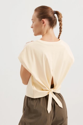 Biologisch Katoenen Relaxed Top - Ecru
