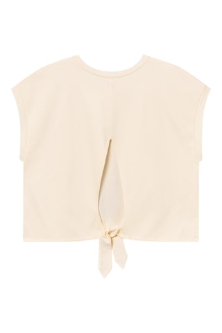 Biologisch Katoenen Relaxed Top - Ecru