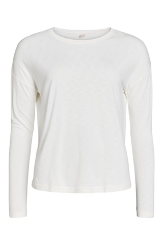 Relaxed T-shirt - Ivoorkleurig
