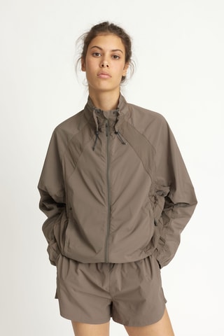 Oversized Windjack - Taupe