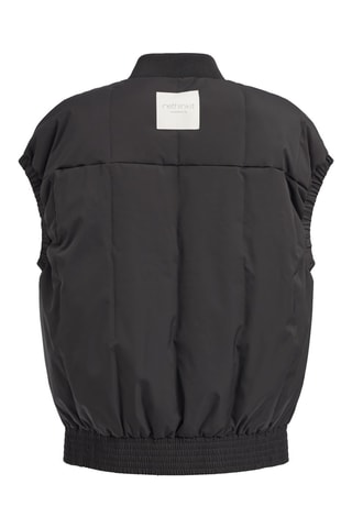 Mouwloos Oversized Jasje - Zwart