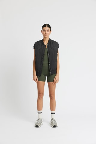 Mouwloos Oversized Jasje - Zwart