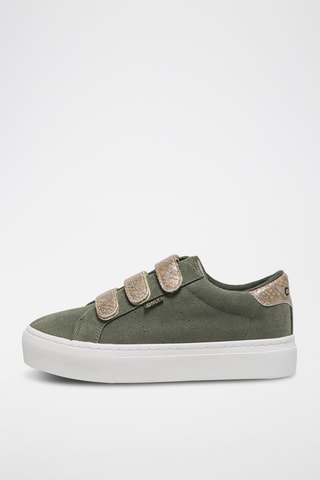 Baskets plateformes - Kaki