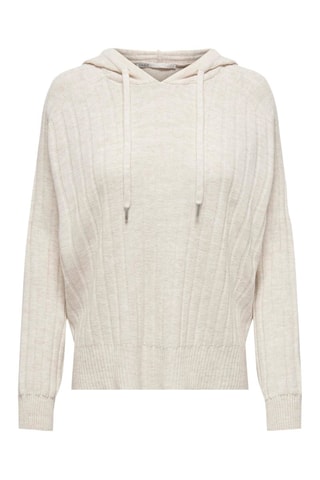 Pull à capuche - Beige