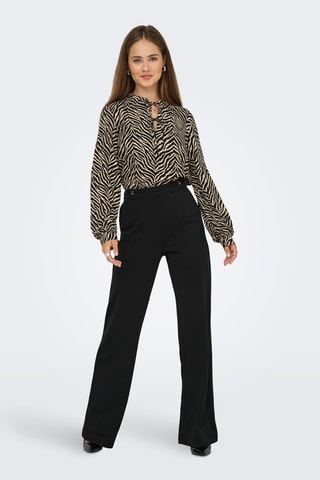 Pantalon wide legs - Noir