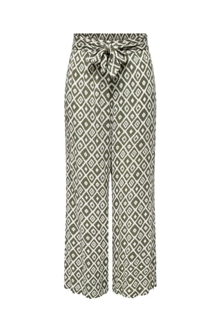 Pantalon taille haute - Vert