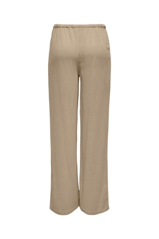 Pantalon taille haute - Beige