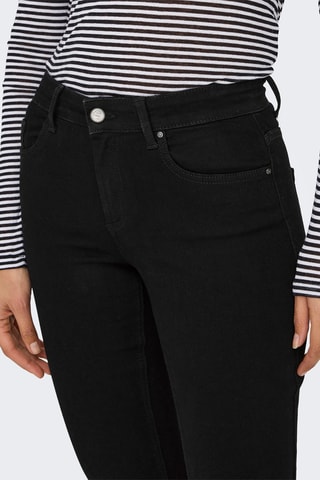 Jean flare en coton biologique - Noir