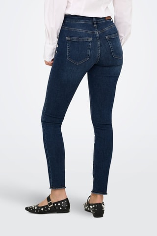Jean skinny en coton biologique - Bleu foncé