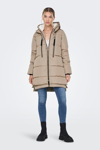 Manteau à capuche - Beige