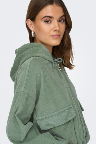 Veste à capuche - Vert sauge
