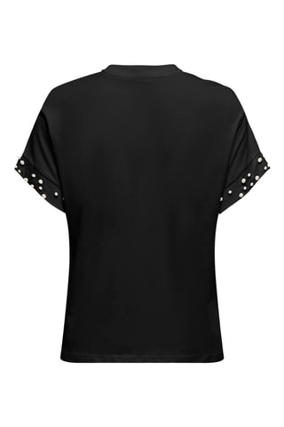 Top en coton biologique - Noir