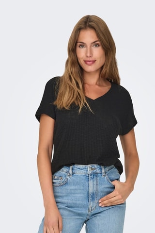 Top regular - Noir