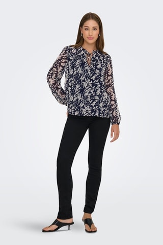 Blouse regular - Bleu marine