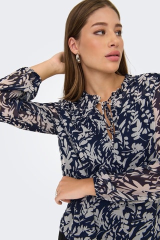 Blouse regular - Bleu marine