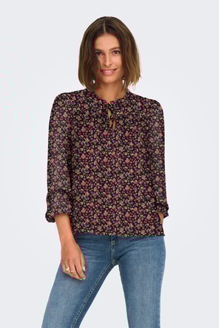 Blouse regular - Noir