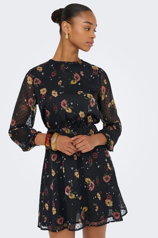 Robe courte regular - Noir