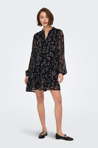 Robe courte regular - Noir
