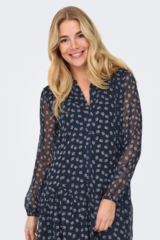 Robe courte regular - Bleu marine