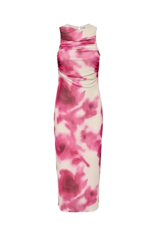 Robe midi tie and dye - Ecru