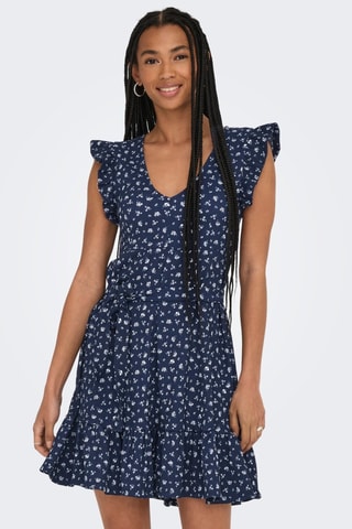 Robe patineuse - Bleu marine