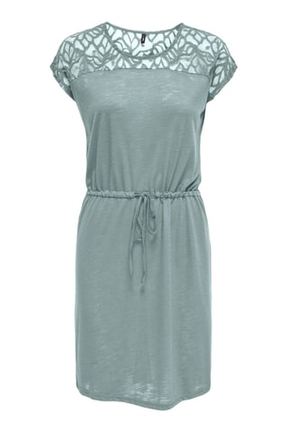 Robe droite - Bleu-gris