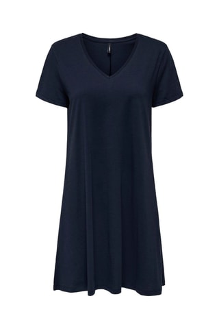 Robe trapèze - Bleu marine