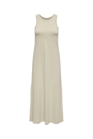 Robe longue en coton biologique - Gris clair