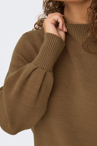 Robe midi - Marron